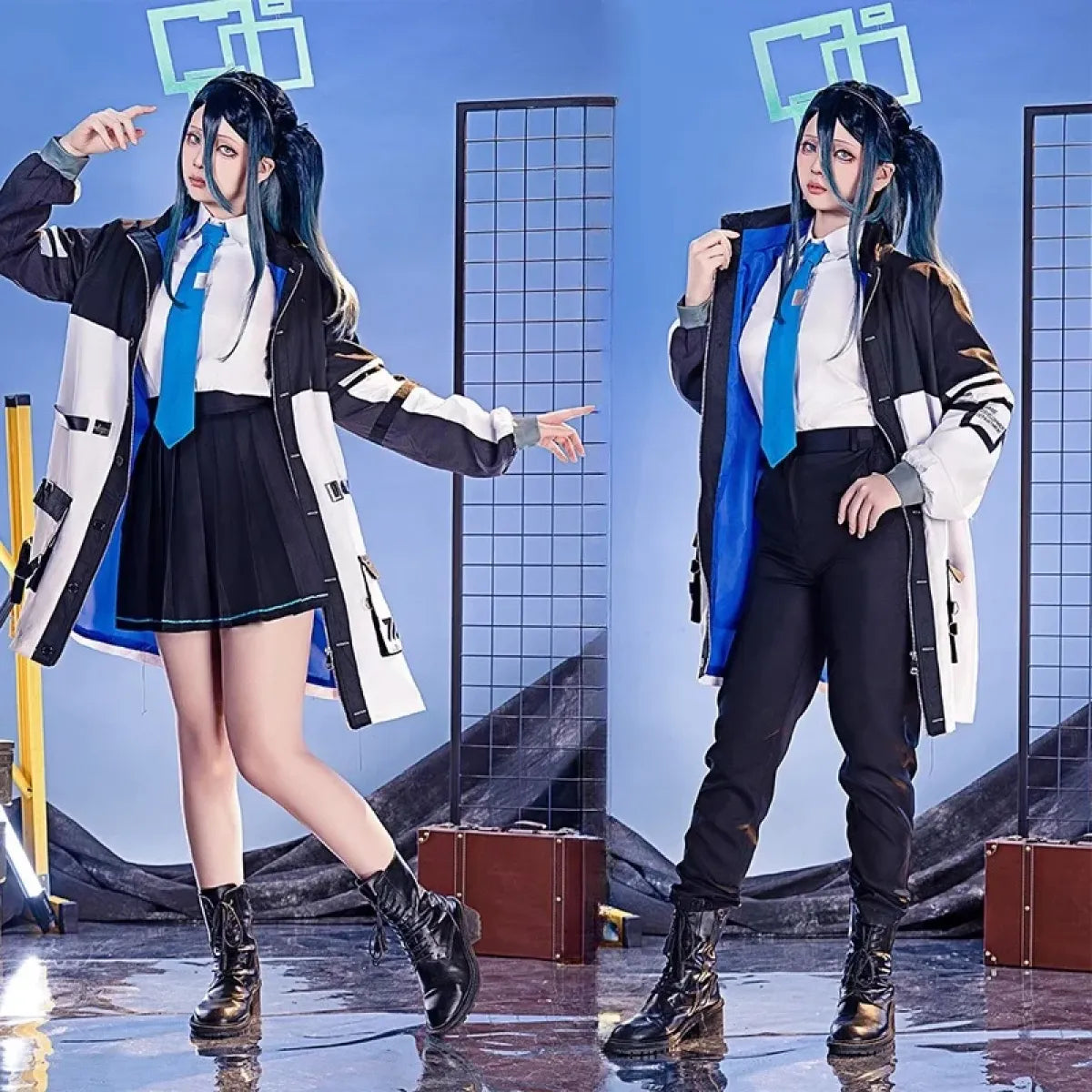 Blue Archive Tendou Arisu Cosplay Costume – Uniform Wig & Coat Set - Cosplay - Long - Cosplay - 3