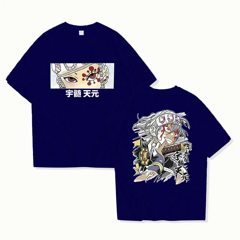 Tengen Uzui Tee - Kimetsu no Yaiba - Dark Blue / S - T-Shirts - Shirts & Tops - 7 - 2024