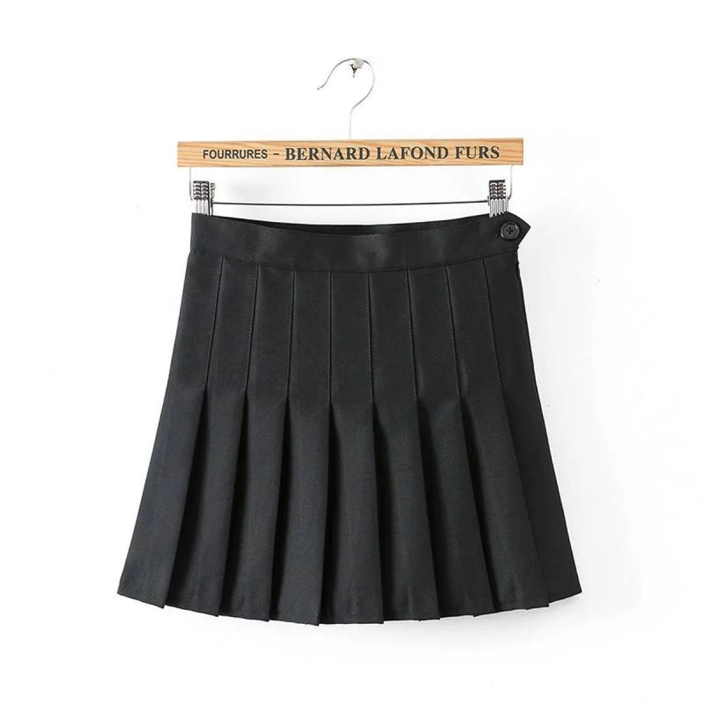 Tennis Pleated Mini Skirts - Bottoms - 1