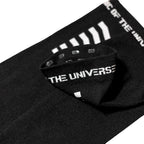 Black Logo Grip Thigh High Socks - Harajuku Style - Accessory - 4