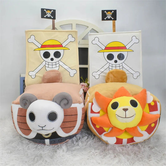 One Piece Thousand Sunny & Going Merry Plush Set - Harajuku Style - Plush / Plushie - 2