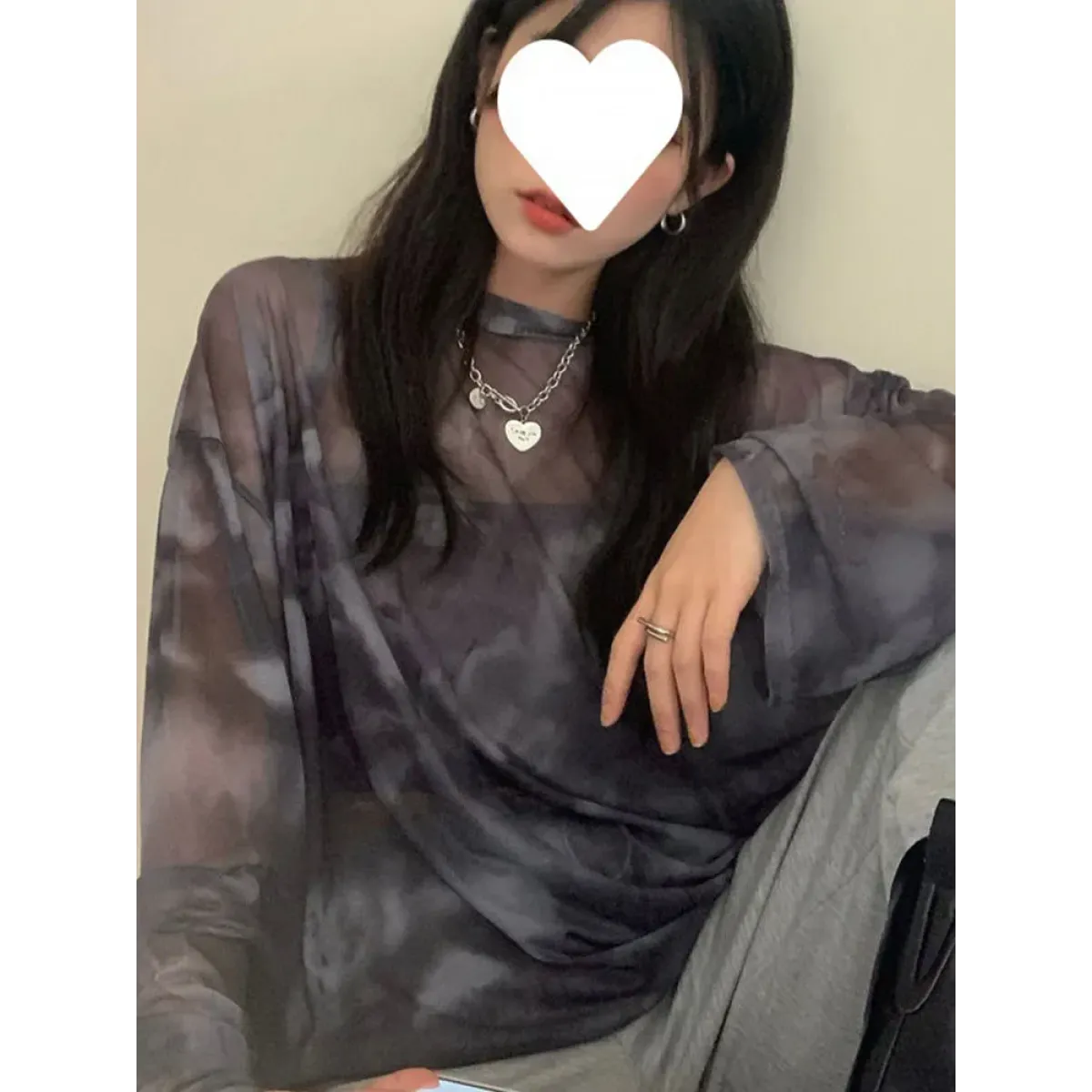 Harajuku Tie Dye Long Sleeve T-Shirt - T-Shirts - T Shirt - 4