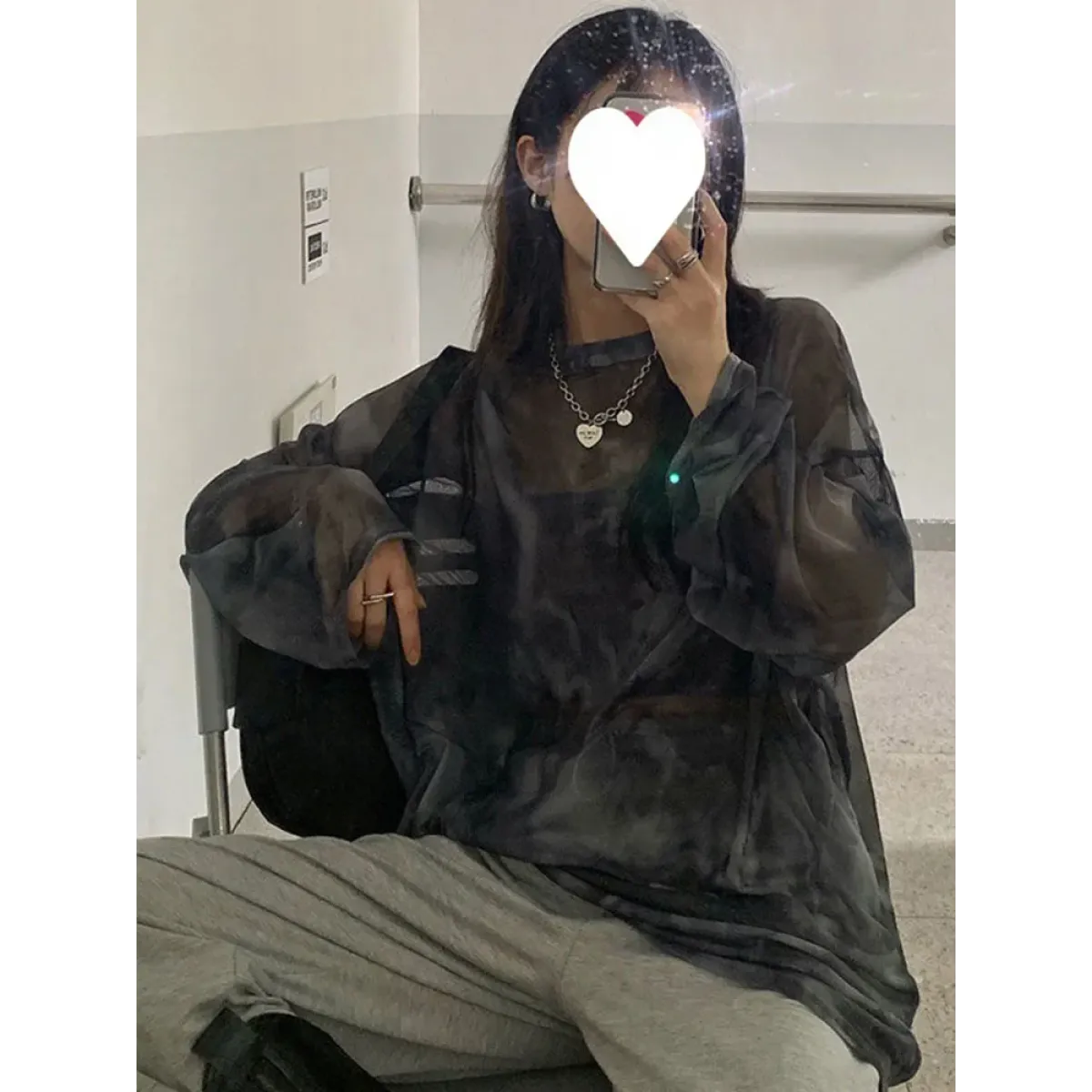 Harajuku Tie Dye Long Sleeve T-Shirt - T-Shirts - T Shirt - 5