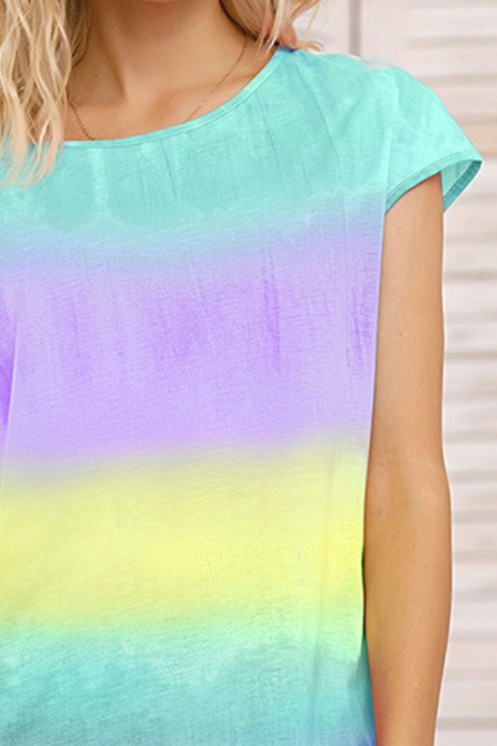 Tie Dye Round Neck Short Sleeve Tee - T-Shirts - Shirts & Tops - 3 - 2024