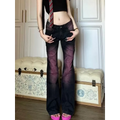 Y2K Tie Dye Flared Low Waist Jeans - Bottoms - Jeans - 1