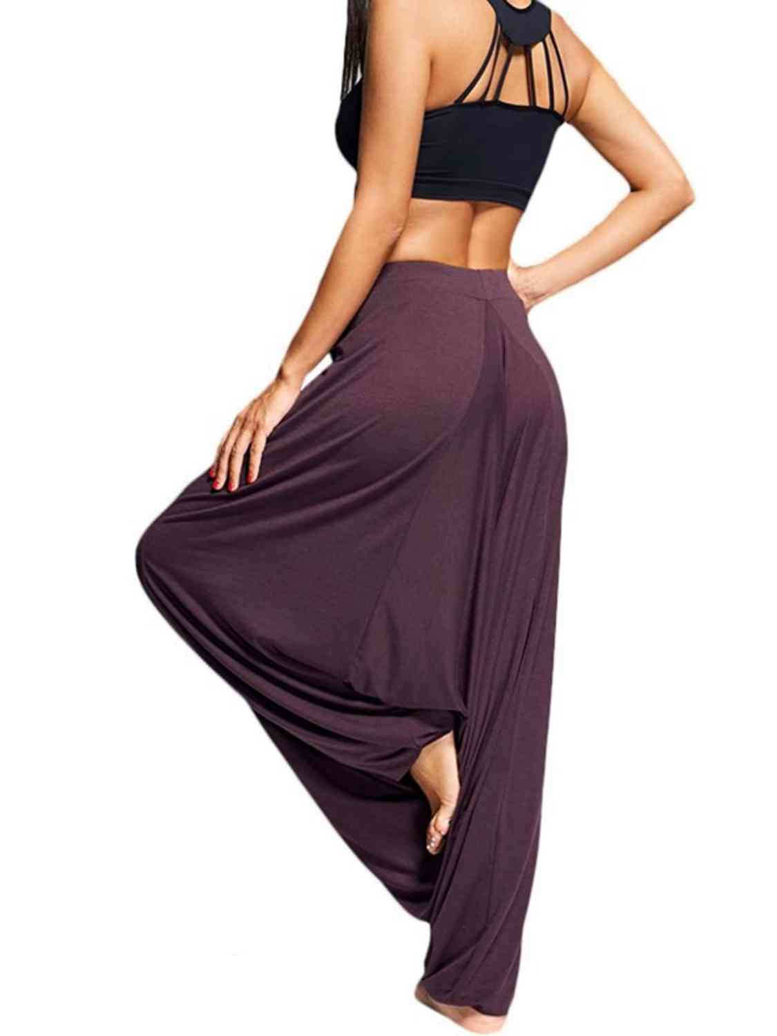 Tied Mid Waist Long Harem Pants - Bottoms - Pants - 11 - 2024