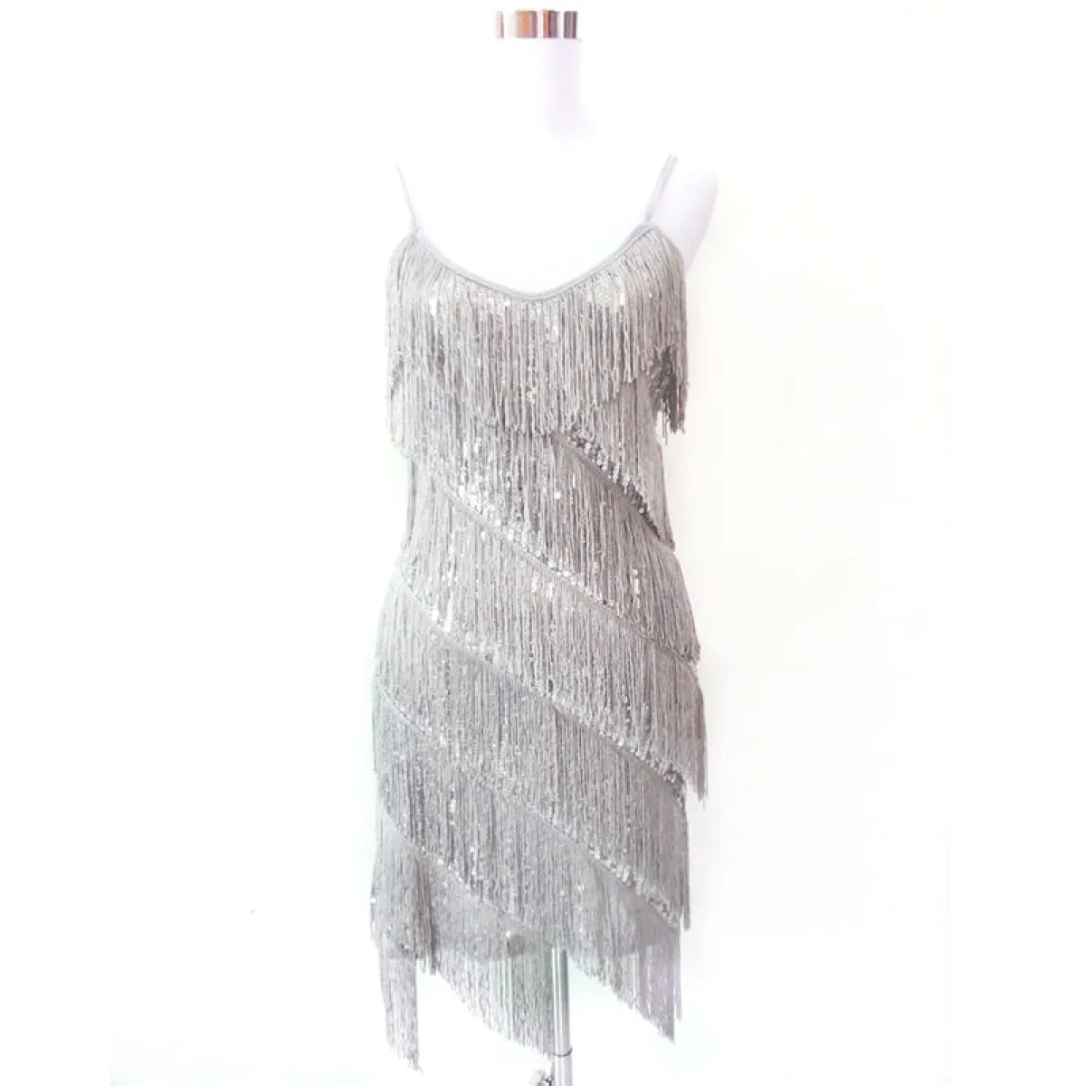 Tiered Fringe Flapper Dress - All Dresses - 2