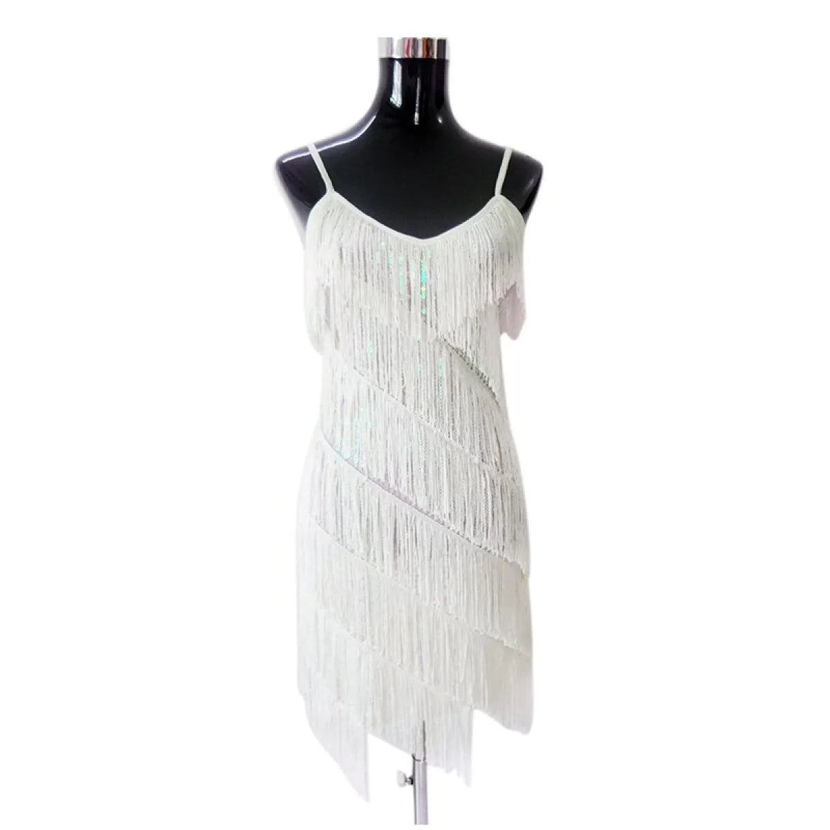 Tiered Fringe Flapper Dress - All Dresses - 8