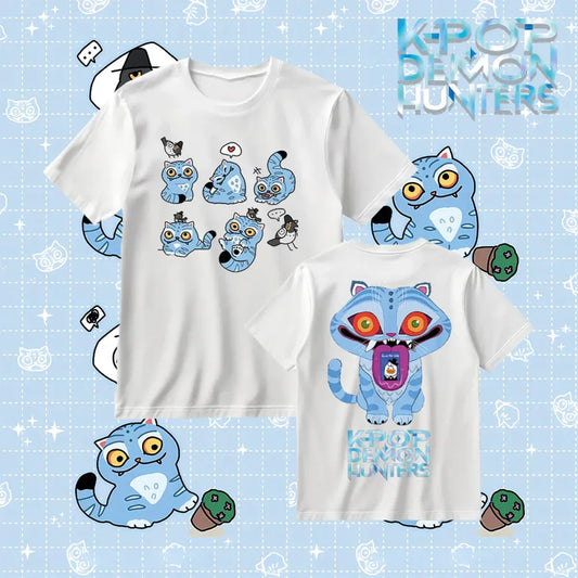 Kpop Demon Hunter Tiger Graphic Tee - T-Shirts - T-Shirt - 1
