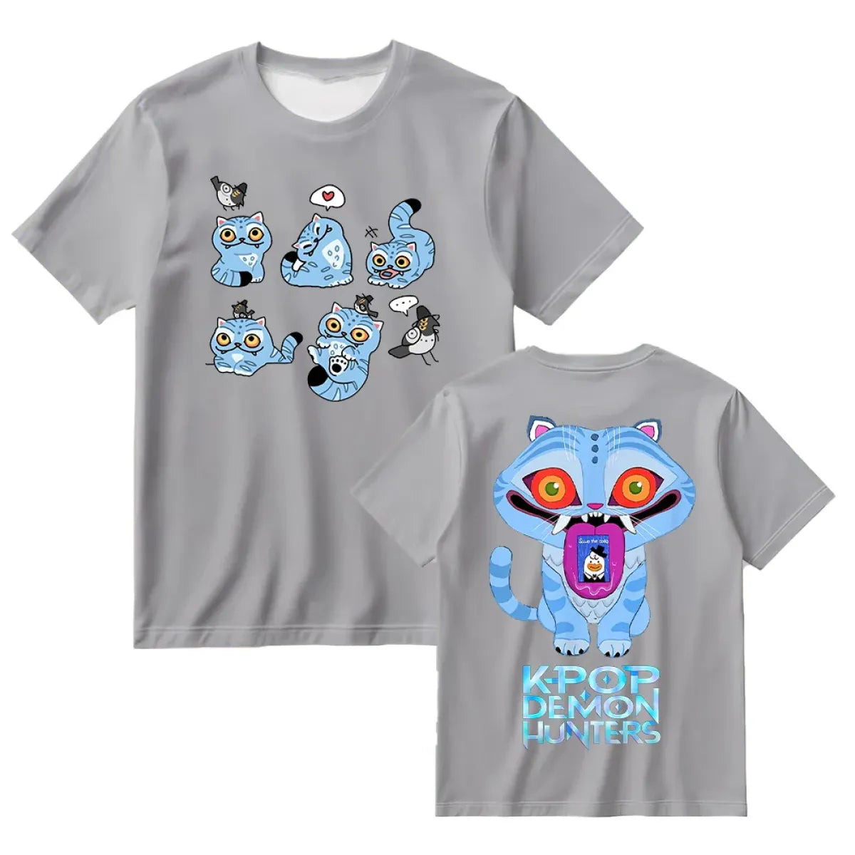 Kpop Demon Hunter Tiger Graphic Tee - T-Shirts - T-Shirt - 4