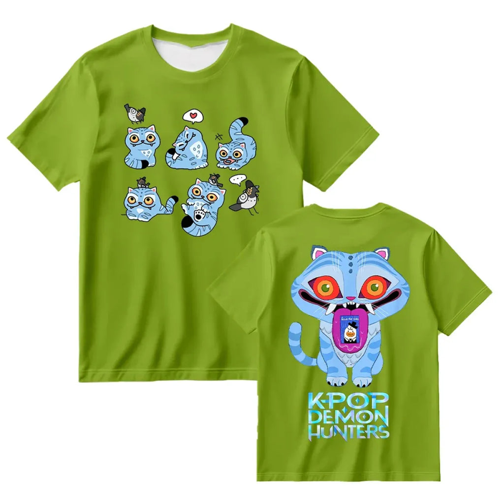 Kpop Demon Hunter Tiger Graphic Tee - T-Shirts - T-Shirt - 6