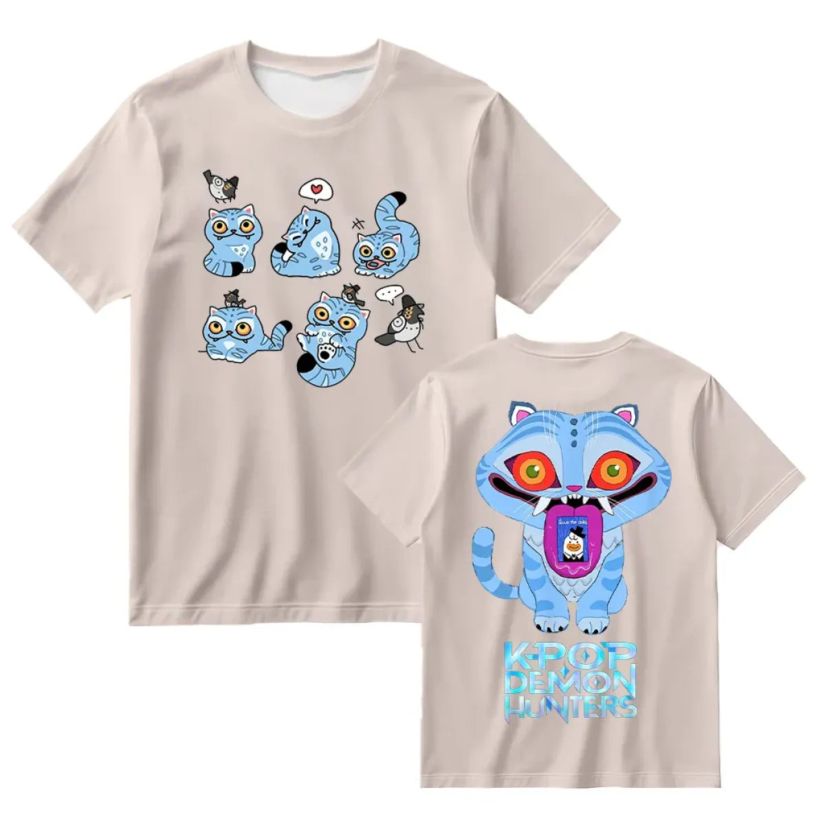 Kpop Demon Hunter Tiger Graphic Tee - T-Shirts - T-Shirt - 8