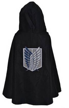 Attack On Titan Cosplay Cloak - Black / XL / Attack On Titan - Anime - Clothing - 4 - 2024