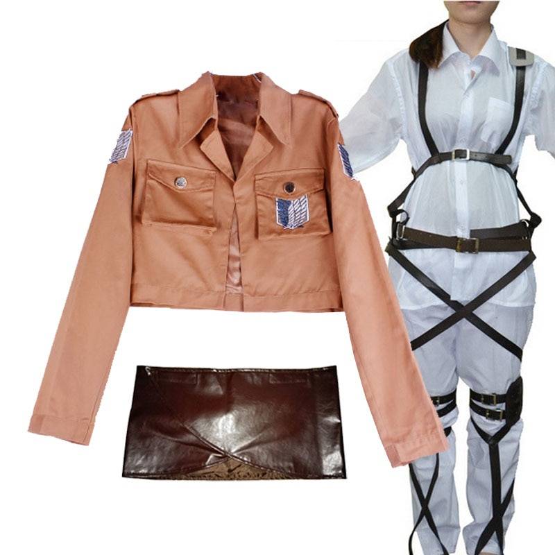 Attack On Titan Cosplay Mikasa Ackerman - Full Set / XXL - Shorts - Clothing - 9 - 2024