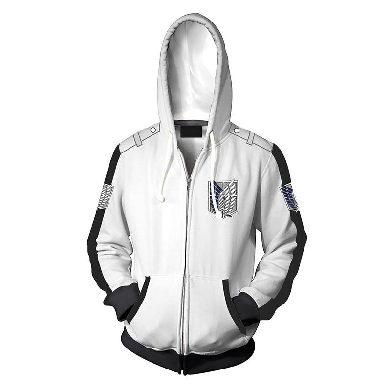 Unisex Attack On Titan Zipper Jacket - Anime - Shirts & Tops - 6 - 2024