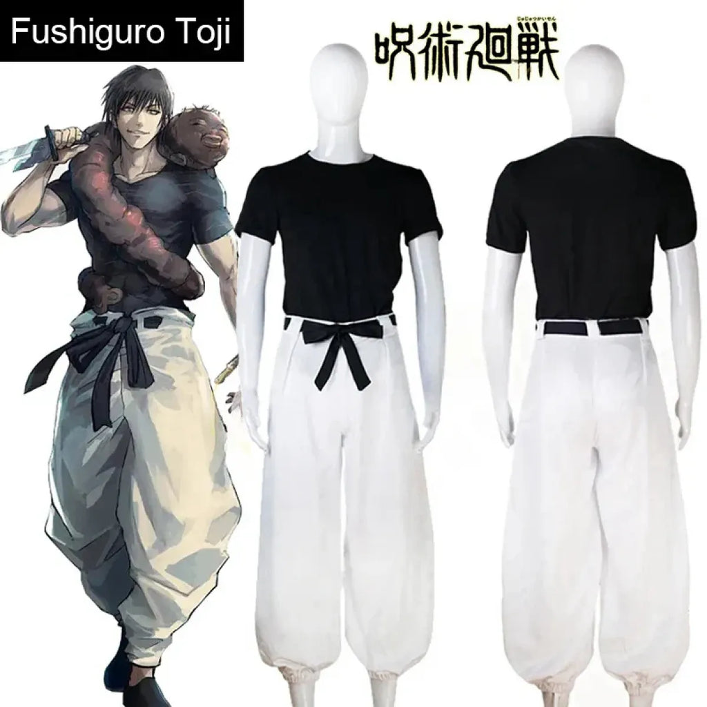Jujutsu Kaisen Toji Fushiguro Cosplay - Sorcerer Killer Uniform & Wig - Cosplay - 1
