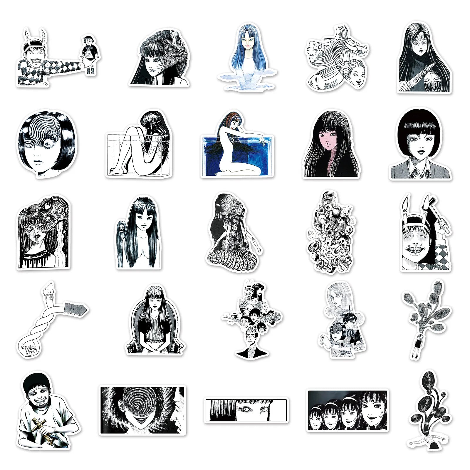 Tomie Horror Graffiti Stickers - 10/30/50PCS - All Products - Decorative Stickers - 6 - 2024