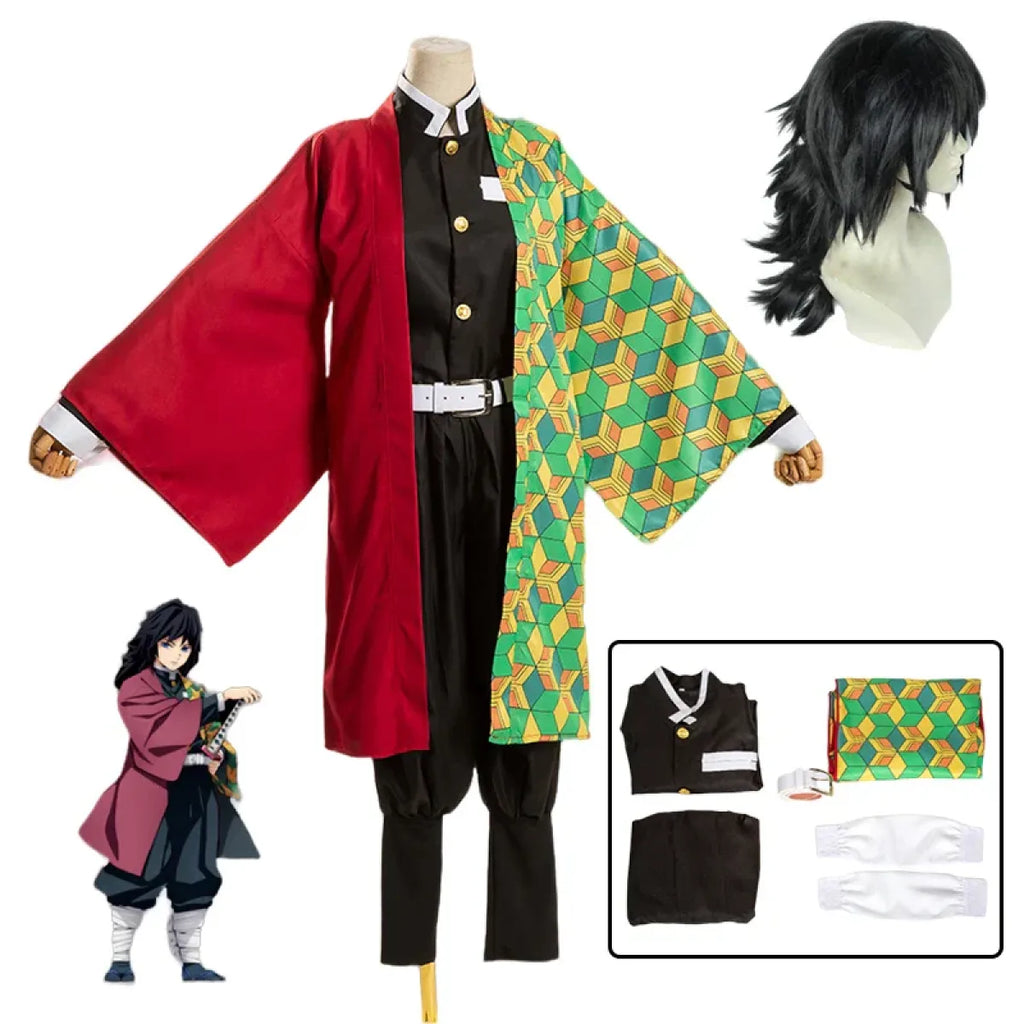 Tomioka Giyuu Demon Slayer Cosplay Costume Set - Cosplay - Cosplay - 7