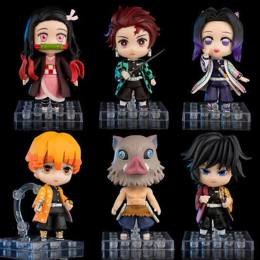 Demon Slayer Chibi Figures – 10CM PVC Anime Collectible Set - Anime - 2025 - 1 - Worldwide Shipping