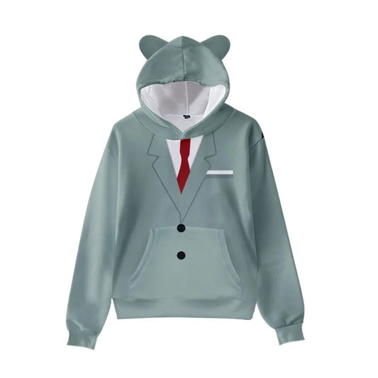 3D Printed Spy X Family Cosplay Hoodie with Cute Cat Ears - Tops & Tees - Shirts & Tops - 2 - 2024