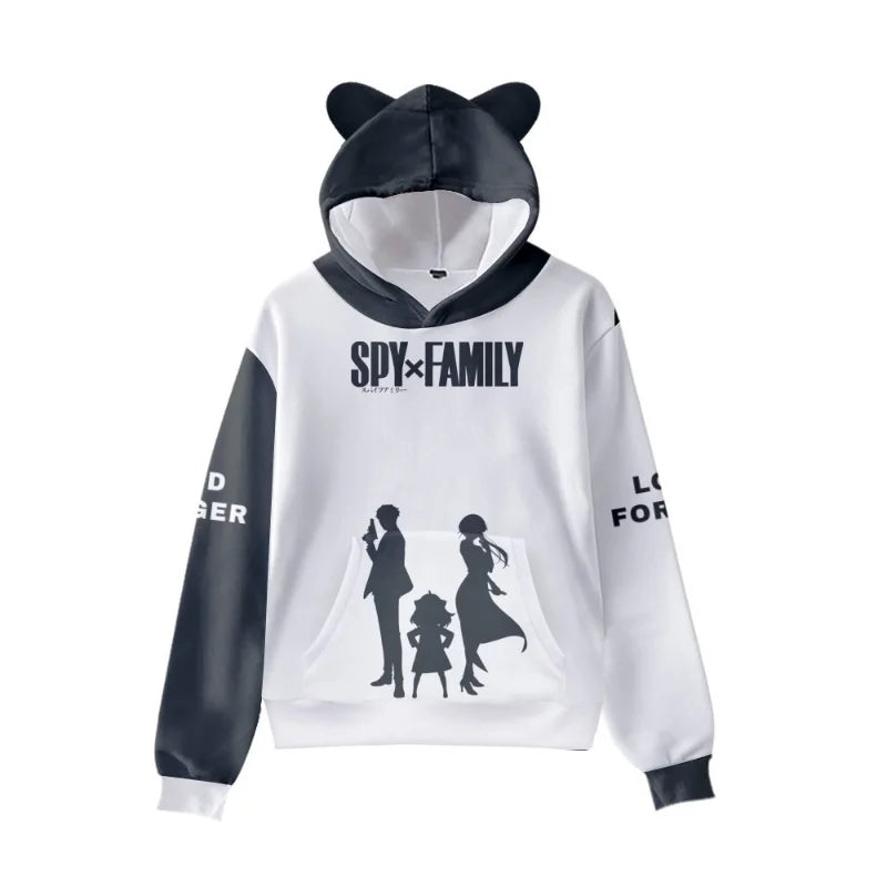3D Printed Spy X Family Cosplay Hoodie with Cute Cat Ears - Tops & Tees - Shirts & Tops - 6 - 2024