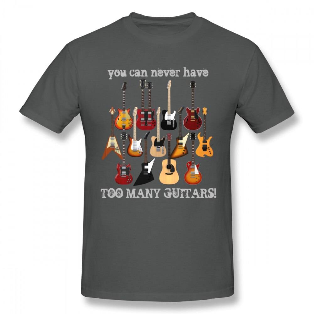 Never Too Many Guitars - Dark Gray / XXL - Tops & Tees - Shirts & Tops - 14 - 2024