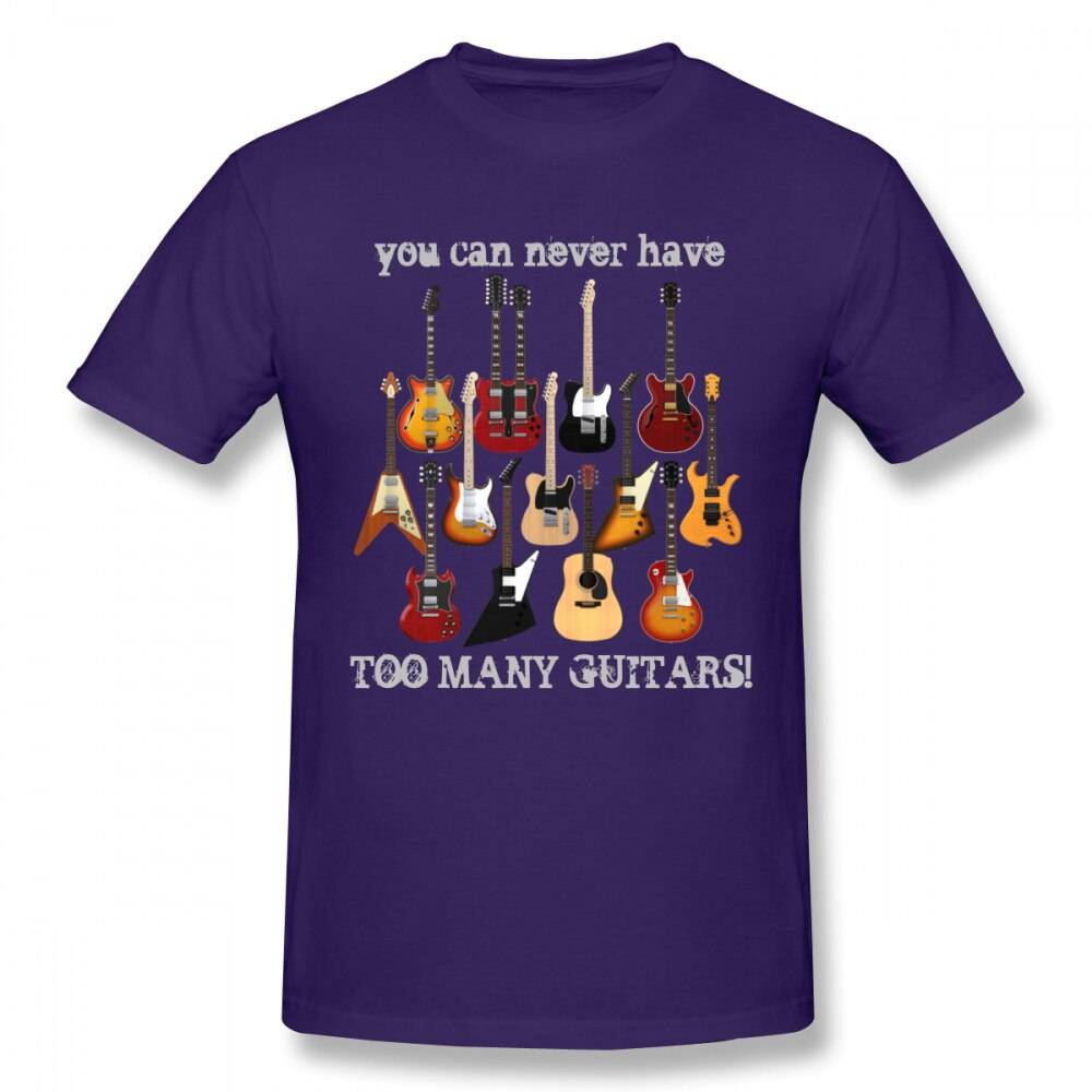 Never Too Many Guitars - Purple / 4XL - Tops & Tees - Shirts & Tops - 20 - 2024