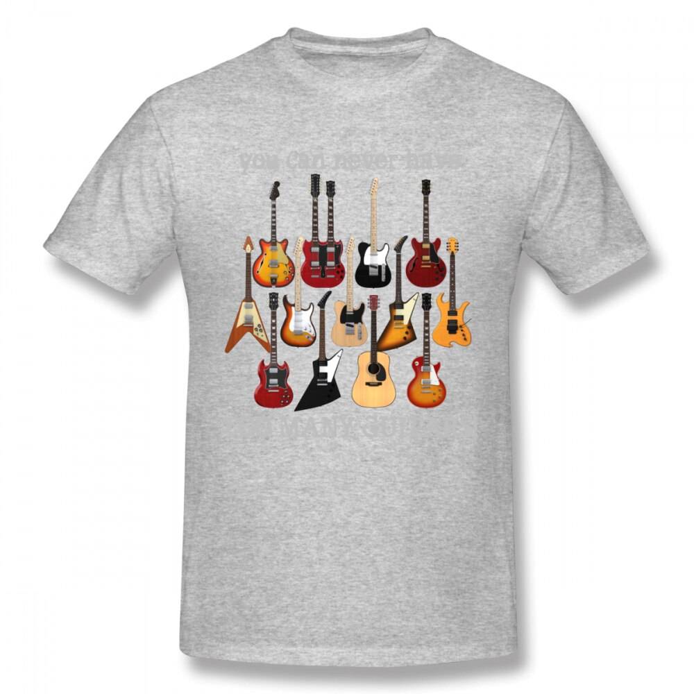 Never Too Many Guitars - Gray / L - Tops & Tees - Shirts & Tops - 15 - 2024