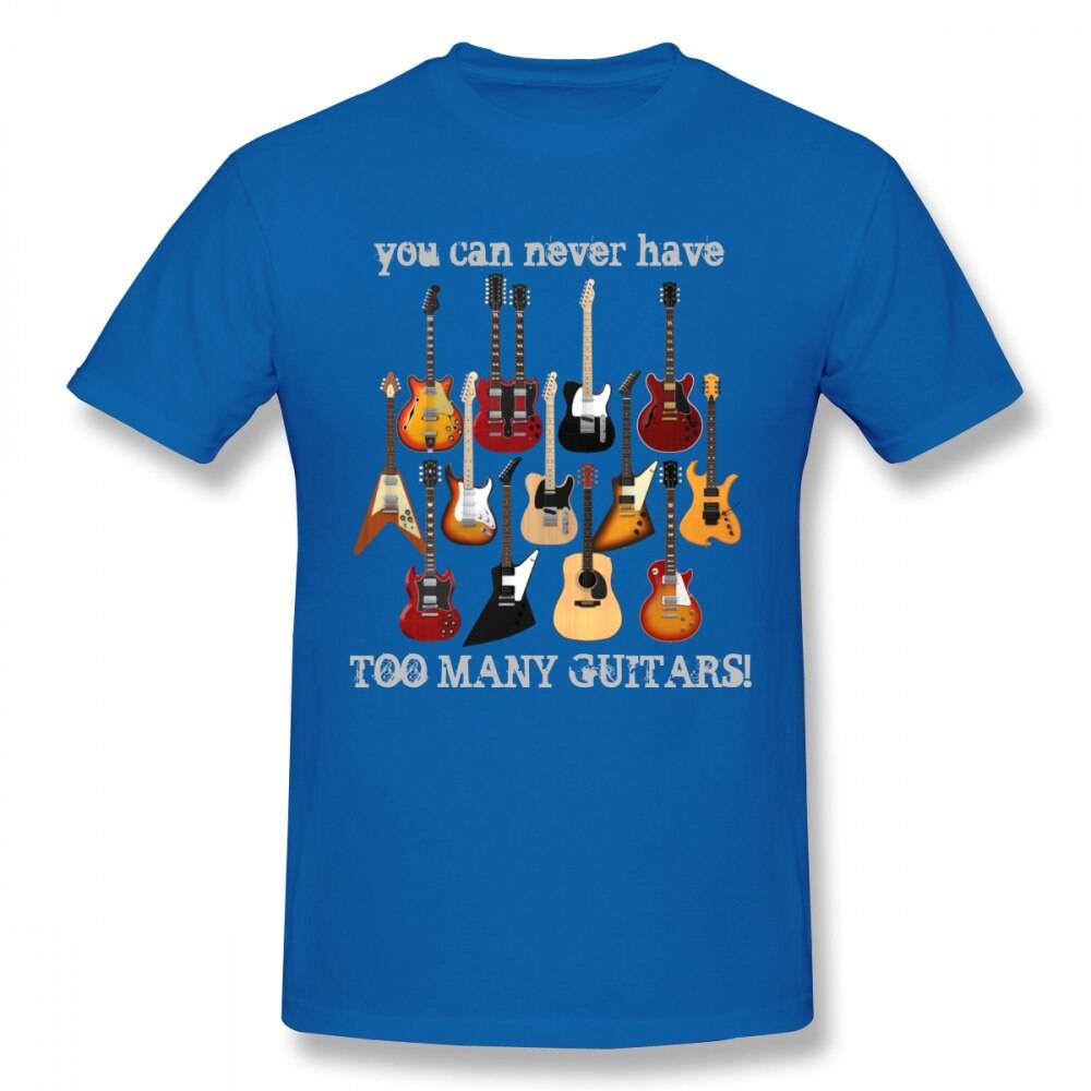 Never Too Many Guitars - Blue / L - Tops & Tees - Shirts & Tops - 9 - 2024