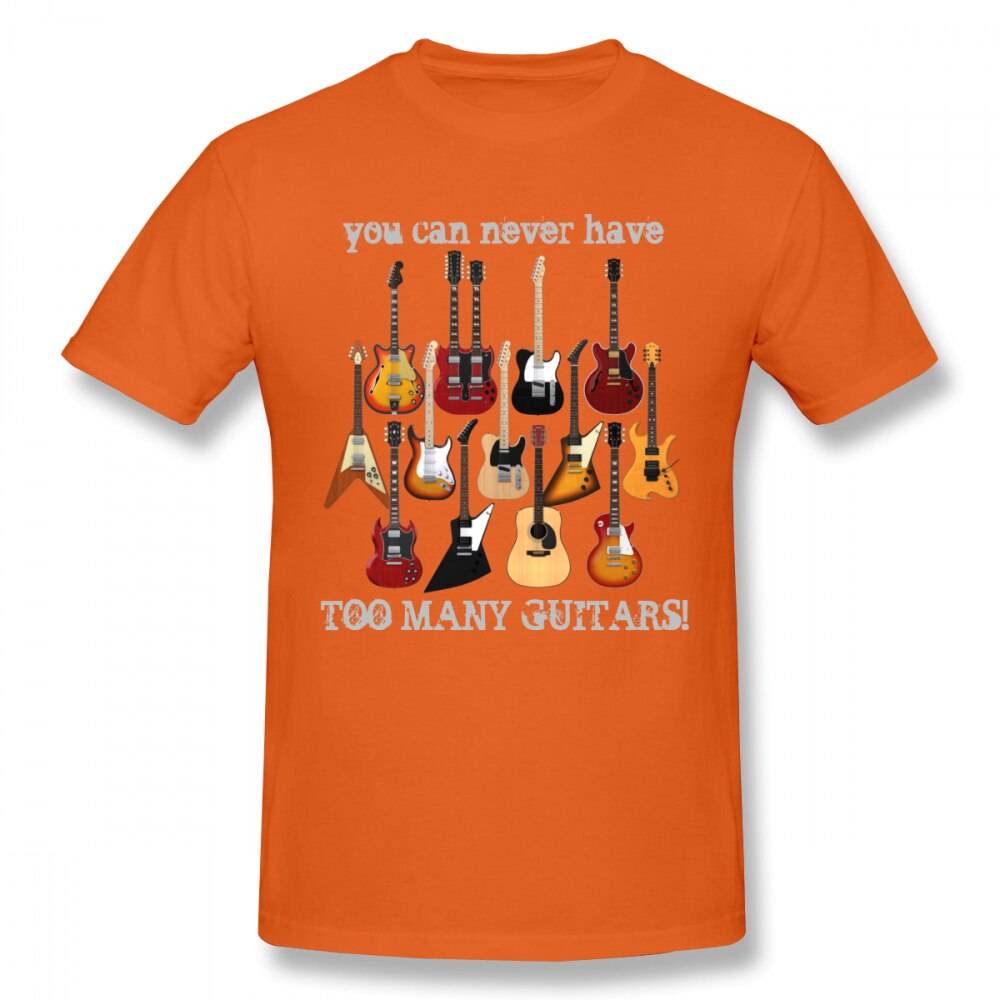 Never Too Many Guitars - Orange / L - Tops & Tees - Shirts & Tops - 10 - 2024