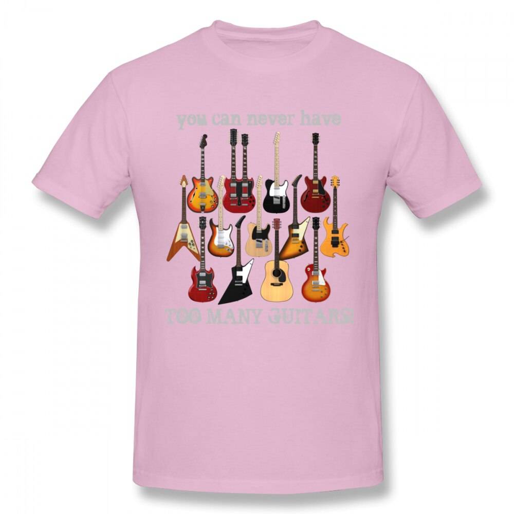 Never Too Many Guitars - Pink / L - Tops & Tees - Shirts & Tops - 11 - 2024