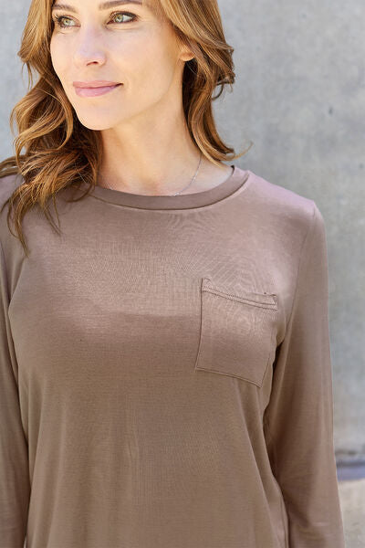 Round Neck Long Sleeve Top - Tops & Tees - Shirts & Tops - 25 - 2024