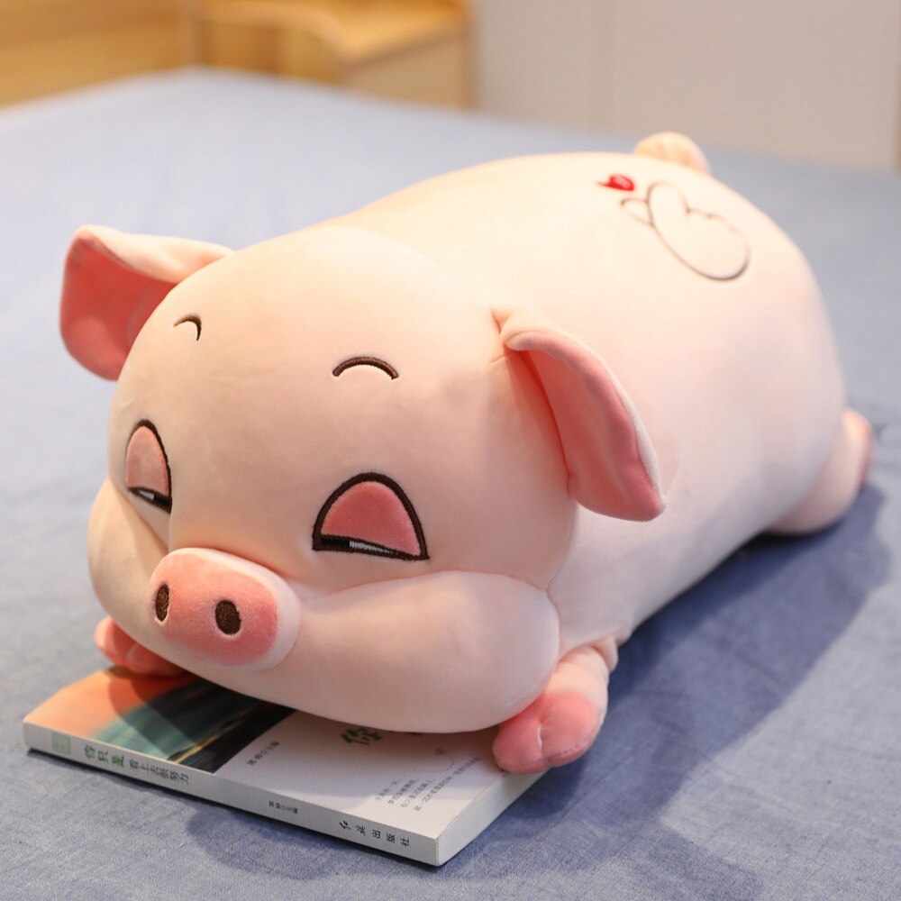 Kawaii Farm Animal Plushies - Pink pig / 70cm doll - Toys - Clothing - 29 - 2024