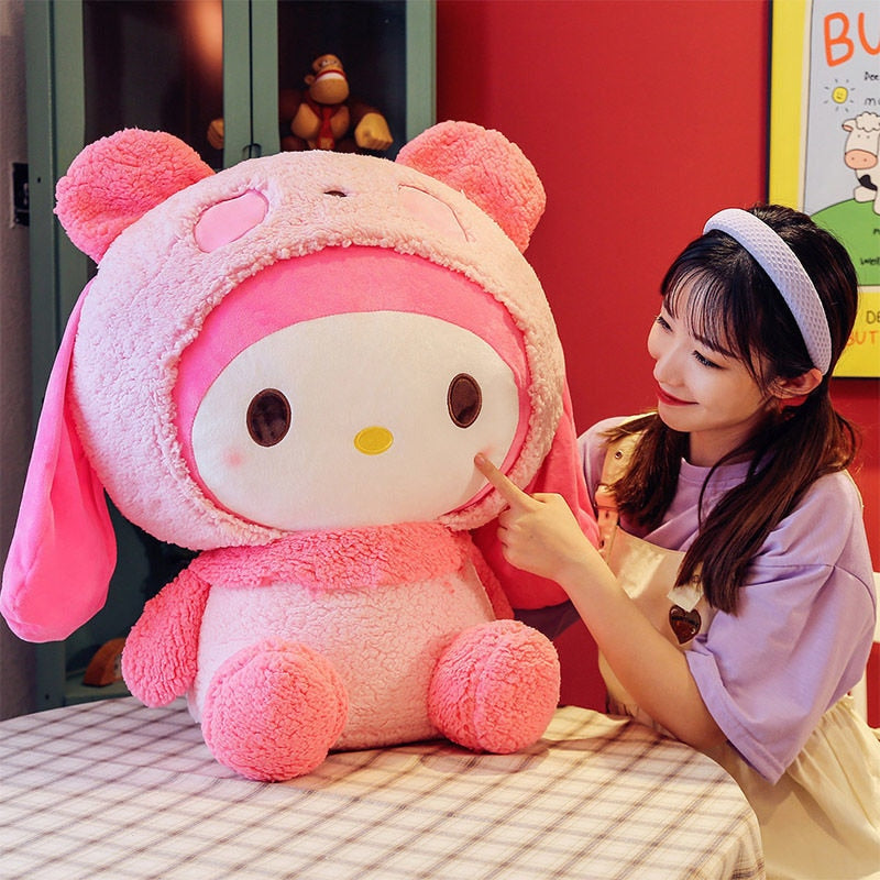 Oversized Sanrio Mymelody Panda Plushie - Toys - Stuffed Animals - 6 - 2024