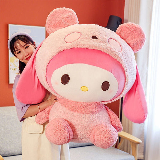 Oversized Sanrio Mymelody Panda Plushie - Toys - Stuffed Animals - 1 - 2024