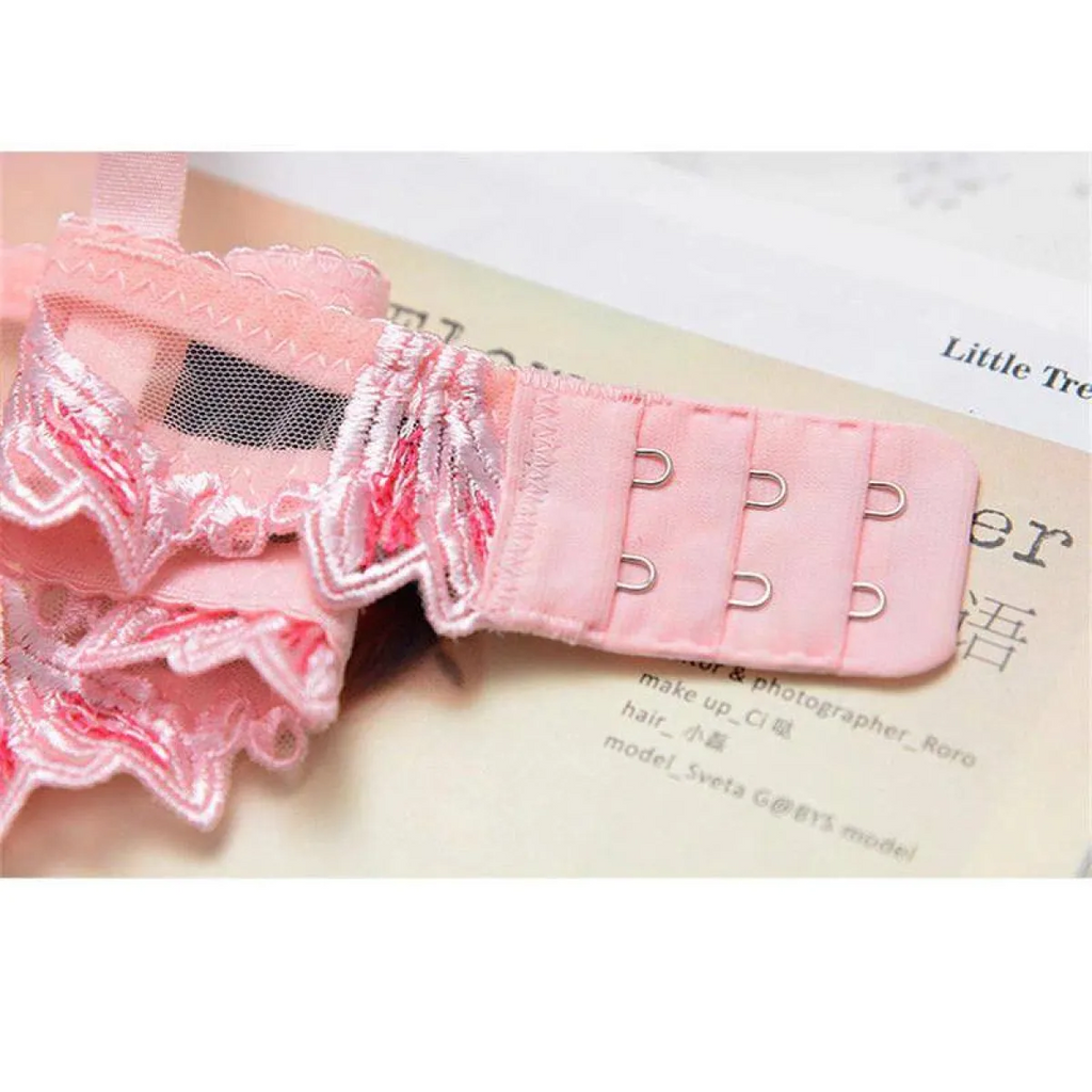 Sexy Transparent Flower Lingerie Set - Women’s Clothing & Accessories - 17