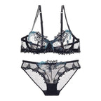 Sexy Transparent Flower Lingerie Set - Women’s Clothing & Accessories - 22