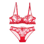 Sexy Transparent Flower Lingerie Set - Women’s Clothing & Accessories - 5