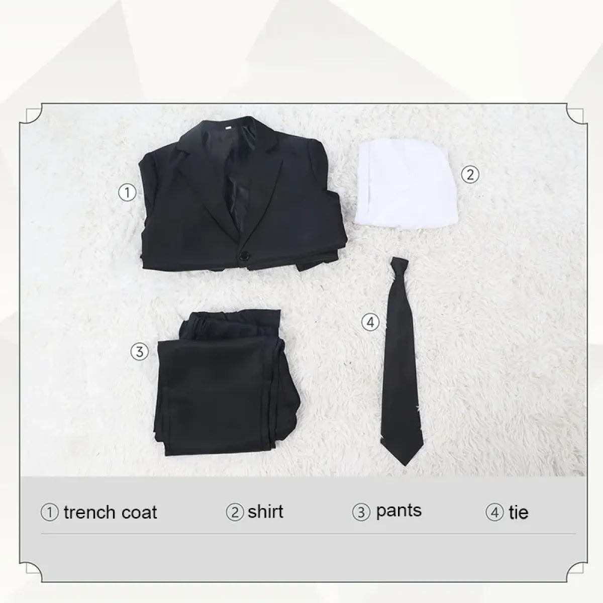 Makima Anime Cosplay Outfit with Wig & Trench Coat - Anime - Cosplay Outfit - 10