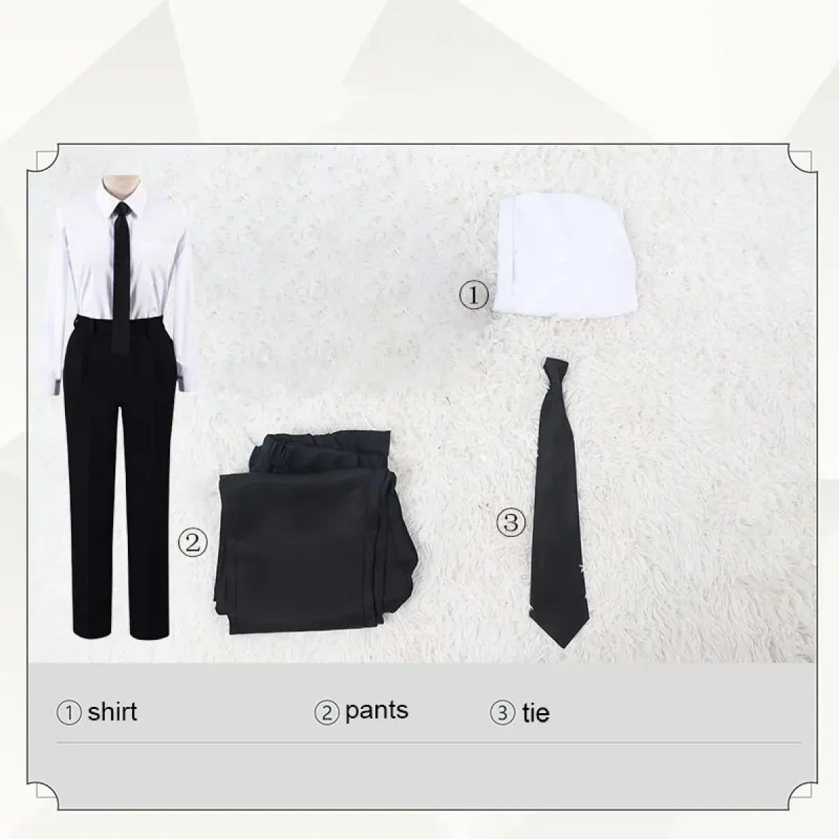 Makima Anime Cosplay Outfit with Wig & Trench Coat - Anime - Cosplay Outfit - 12