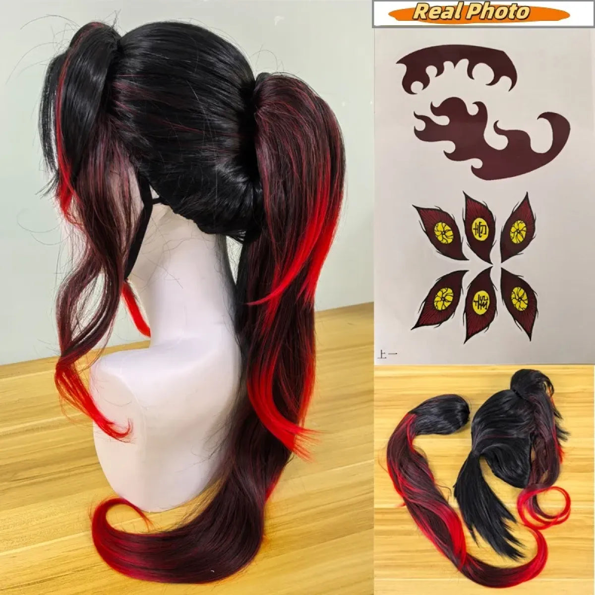 Tsugikuni Yoriichi Long Ponytail Cosplay Wig - Anime - Hair Accessories - 5