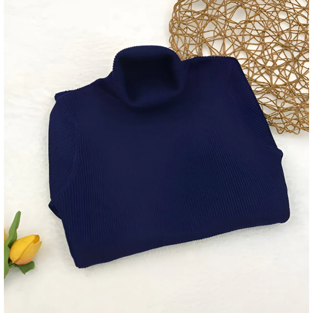 Turtleneck Sweater Dress - All Dresses - 18