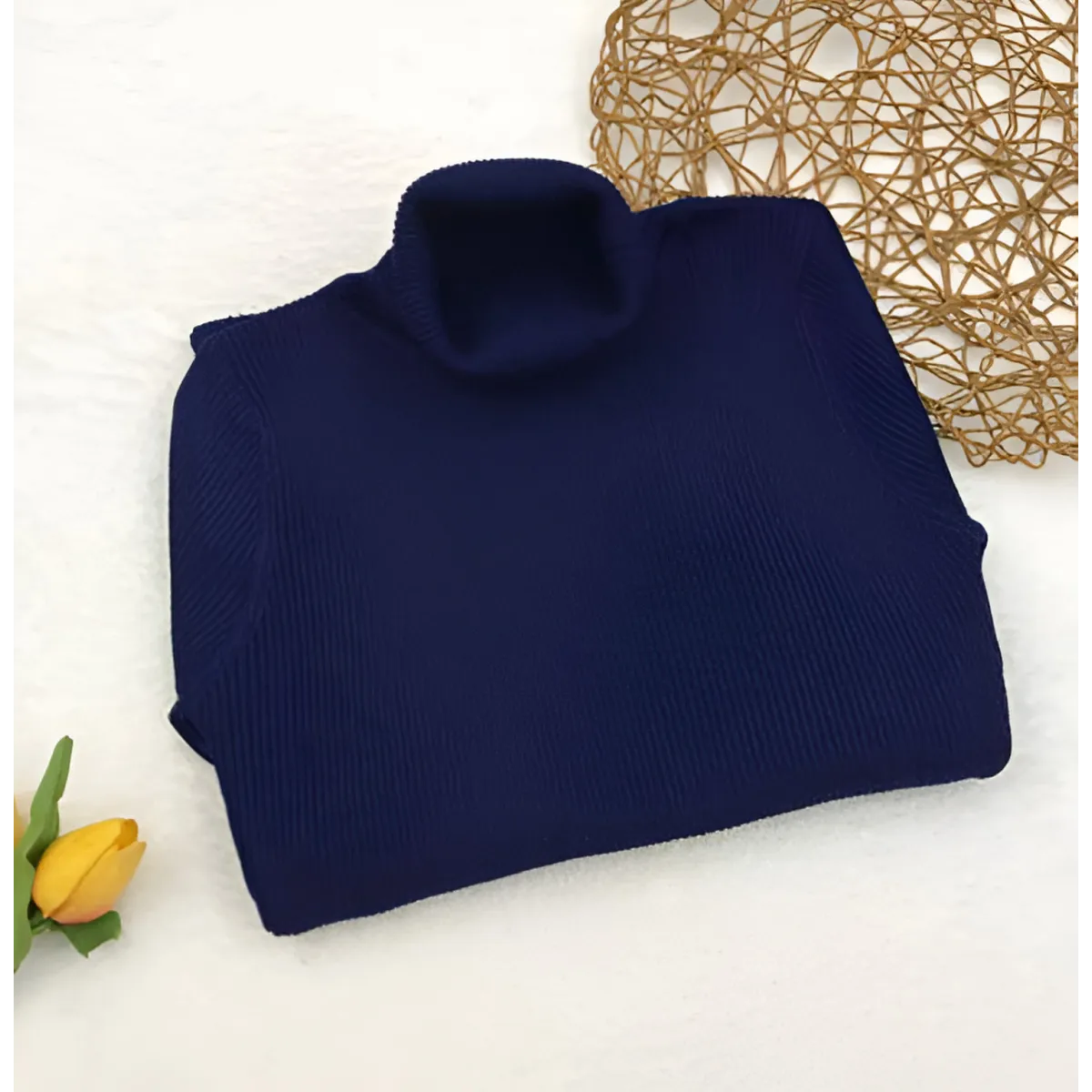 Turtleneck Sweater Dress - All Dresses - 18