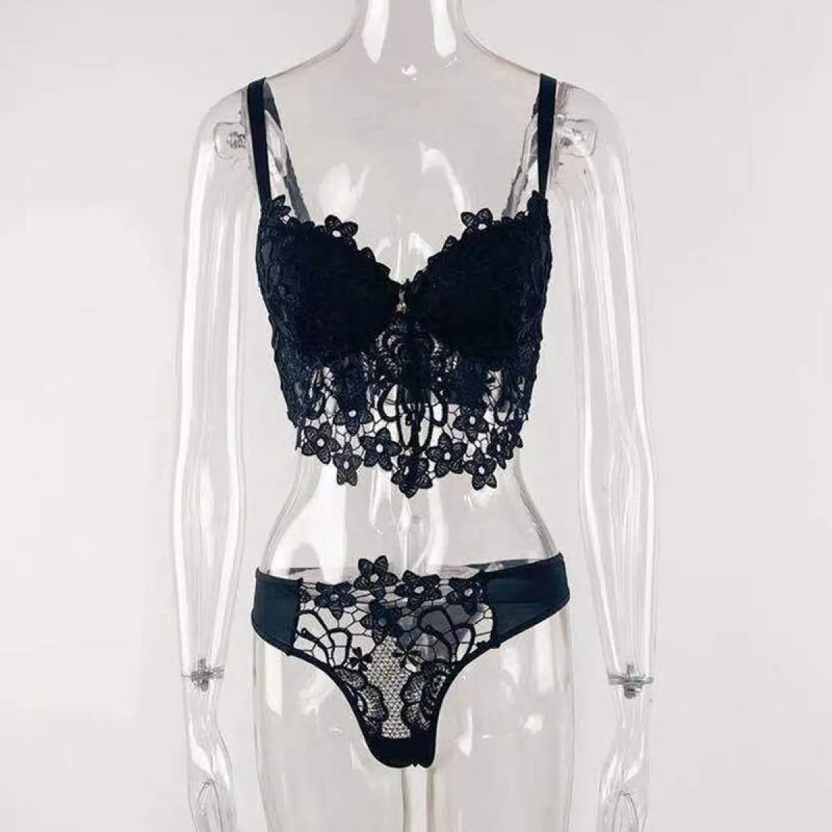 Sexy Two Pieces Lace Set - Women’s Clothing & Accessories - 22