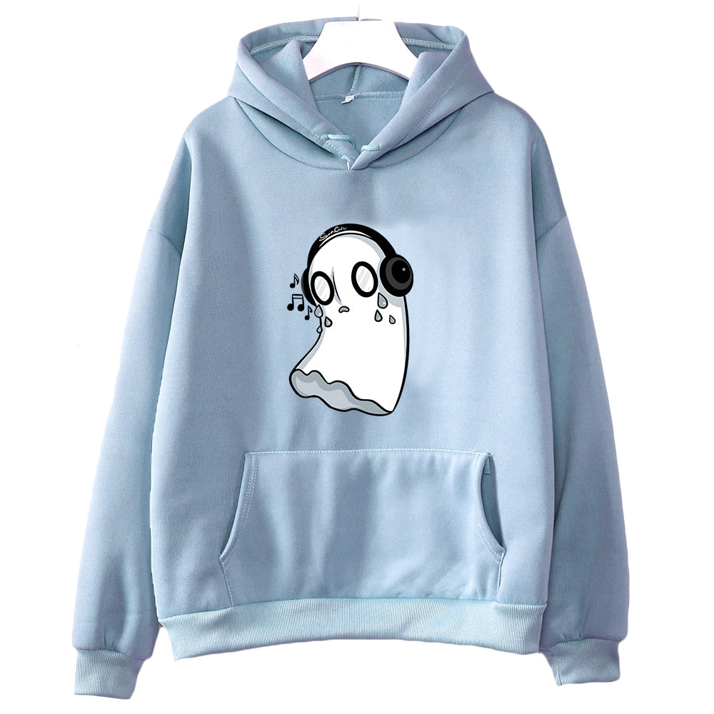 Undertale Napstablook Hoodies - Women’s Clothing & Accessories - Shirts & Tops - 1 - 2024