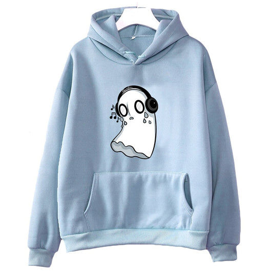 Undertale Napstablook Hoodies - Light Blue / XS - Women’s Clothing & Accessories - Shirts & Tops - 7 - 2024