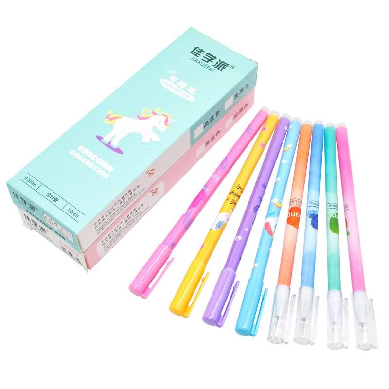 4Pcs Unicorn Erasable Gel Pen - Stationary & More - Pens - 11 - 2024