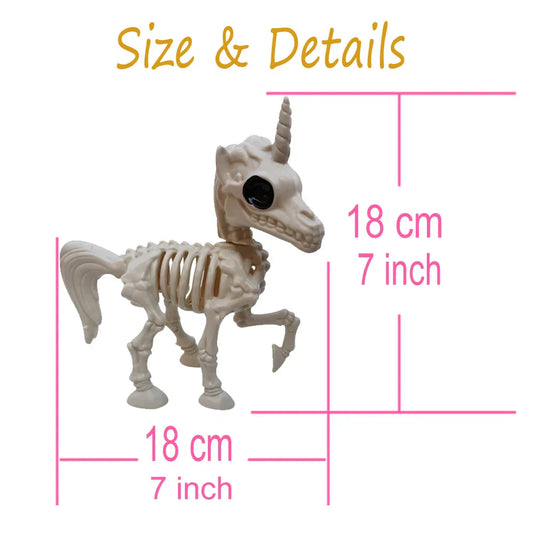 Unicorn Skeleton Halloween Decoration - All Products - Figurines - 2 - 2024