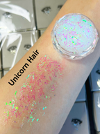 Gel Glitter Tears Festival Makeup