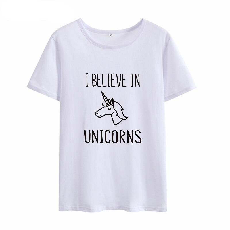 Believe In Unicorns T-Shirt - T-Shirts - Shirts & Tops - 10 - 2024